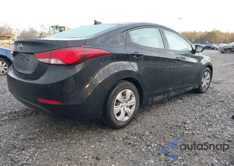 2016 Hyundai Elantra Se from USA, damaged, VIN KMHDH4AE0GU583549